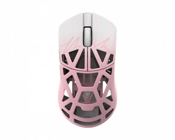 WLMouse Beast X Max V2 Kabellose Gaming-Maus - Rosa/Weiß