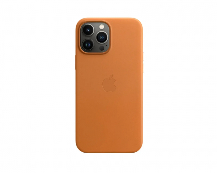 Apple iPhone 13 Pro Max Lederhülle - Golden Brown