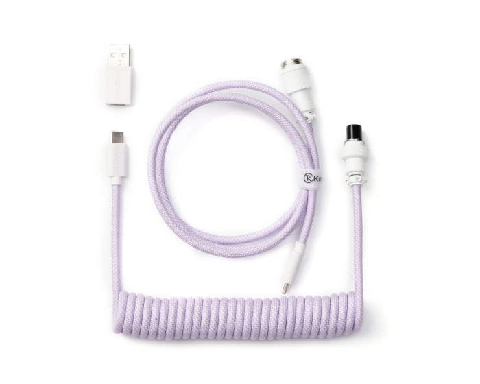 Keychron Coiled Aviator Kabel Straight 8K -Helllila