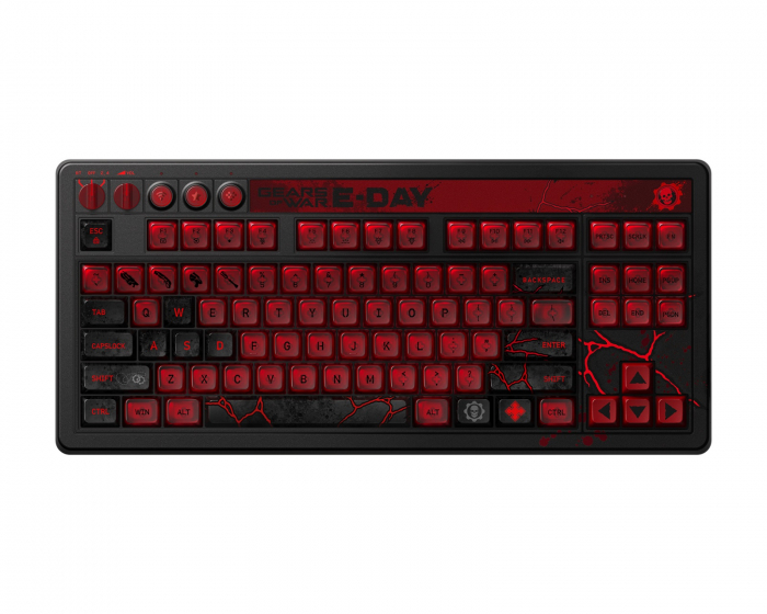 8Bitdo Retro 87 Mechanische Tastatur ANSI - Gears of War E-Day Edition