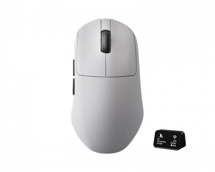 Darmoshark N7 Max Kabellose Gaming-Maus - Weiß