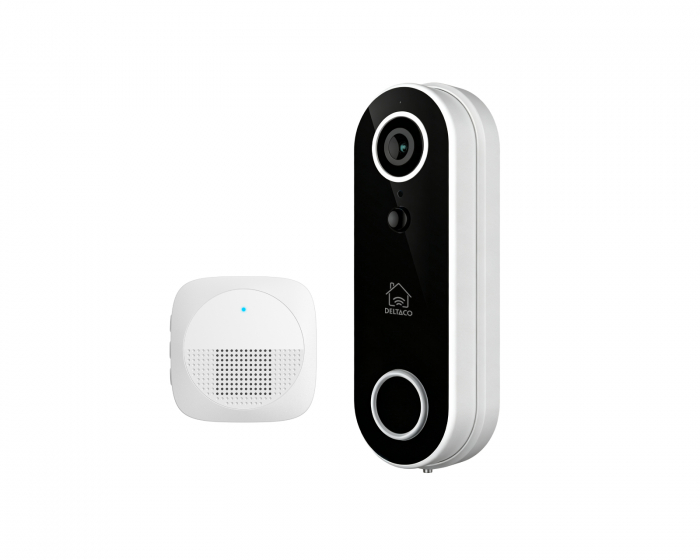 Deltaco Smart Home Smarte Türklingel mit Kamera 4MP