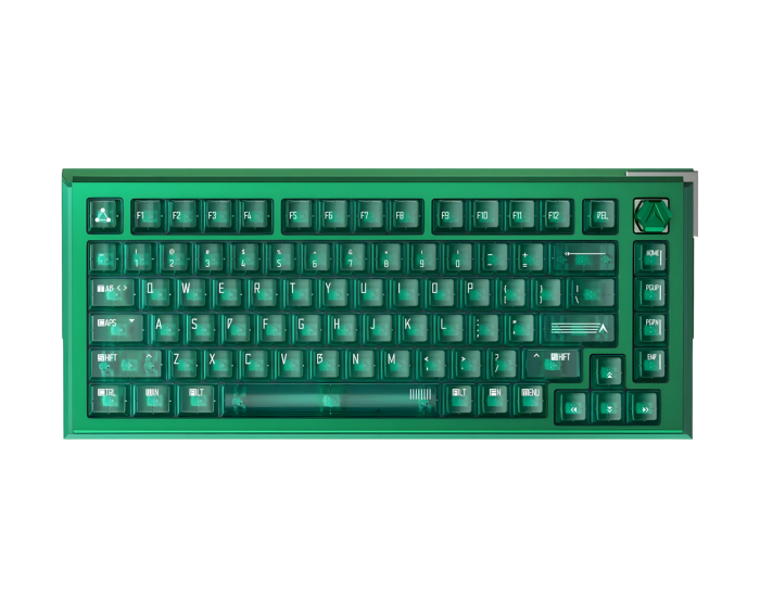 DrunkDeer A75Ultra - 75% Magnetische ANSI-Tastatur [QIAN] - Emerald Green