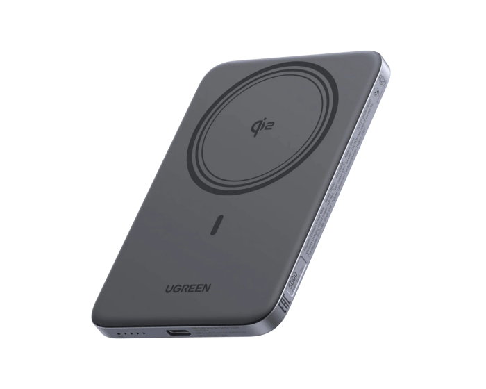 UGREEN MagFlow Air Magnetische Kabellose Powerbank 5000mAh 20W - Space Gray