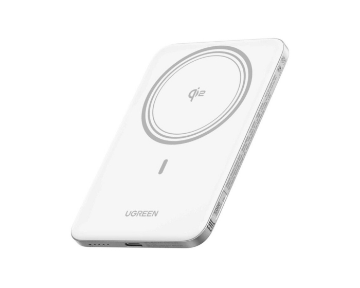 UGREEN MagFlow Air Magnetische Kabellose Powerbank 5000mAh 20W - Weiß