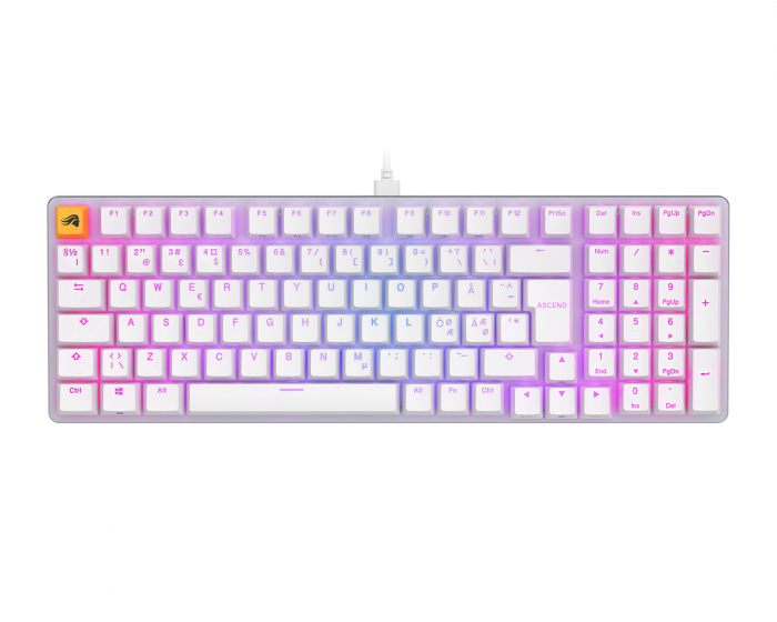 Glorious GMMK 2 96% Pre-Built Tastatur [Fox Linear] - Weiß (DEMO)