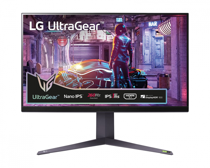 LG 32” UltraGear QHD Nano IPS with ATW 1ms 240Hz HDR 600 G-SYNC Gaming Monitor (DEMO)