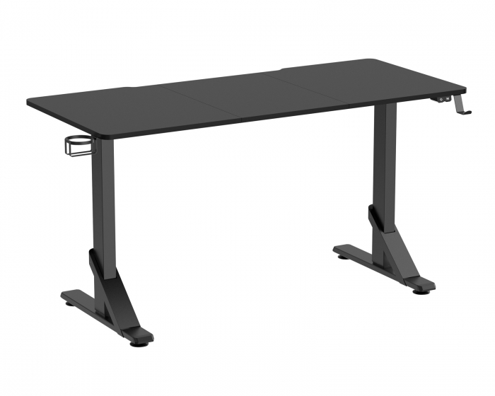 MaxMount Heavy Duty RGB Gaming Schreibtisch 136 x 60 cm - Schwarz (DEMO)