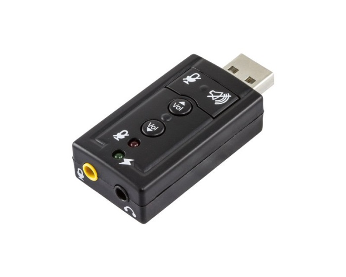 Deltaco USB Soundkarten 7.1 2x 3,5mm (DEMO)
