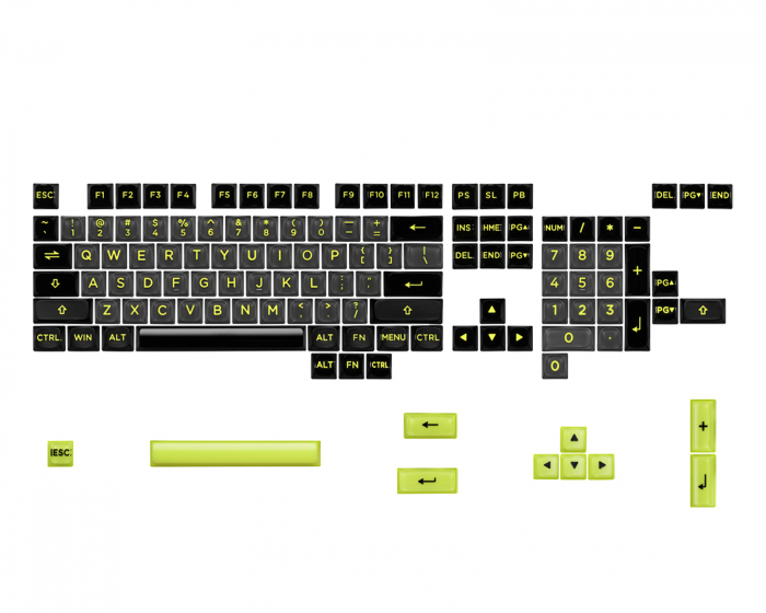 Pulsar 3D Polycarbonate Keycaps - Acid Rewind Limited Edition (DEMO)