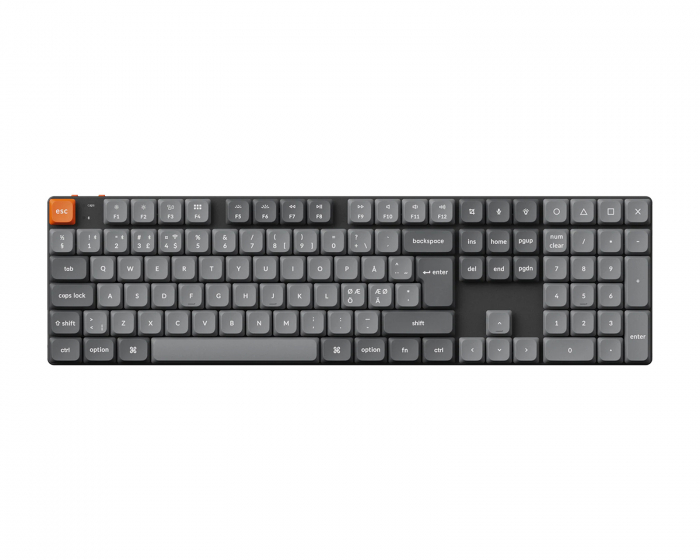 Keychron K5 Max Low Profile Hotswap Kabellos Tastatur [Gateron Red] - ISO-DE (DEMO)