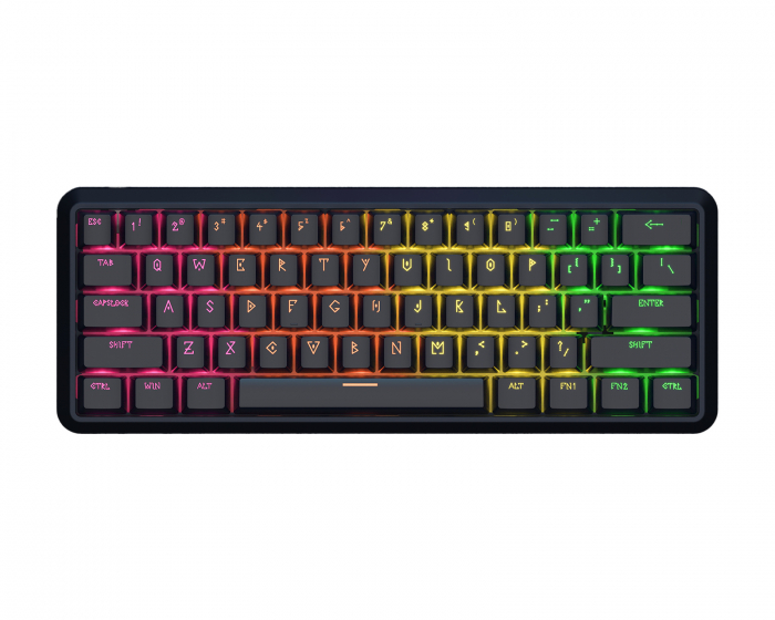 Waizowl Lightning 60 Magnetische Gaming-Tastatur - Schwarz (DEMO)