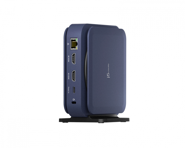 j5create USB-C Dual 4K HDMI Dock - Blau (DEMO)