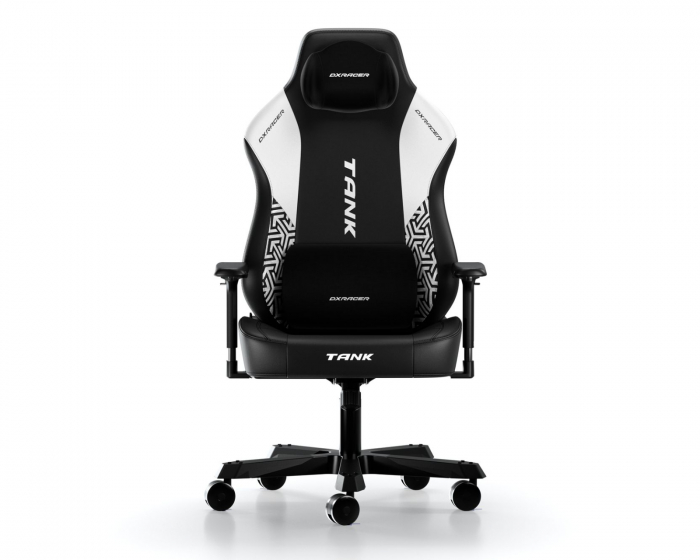 DXRacer TANK Gaming Stuhl Schwarz & Weiß Rüstung EPU Leder XXL (DEMO)