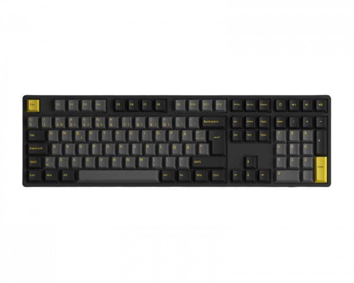 Akko 5108B Plus-S Kabellose Tastatur - Black & Gold [V3 Cream Yellow Pro] (DEMO)