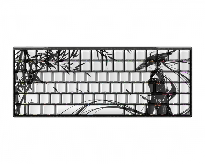 WLMouse YING75 HE Forged Carbon Fiber Tastatur - Weiß [Gateron Nightfall] (DEMO)