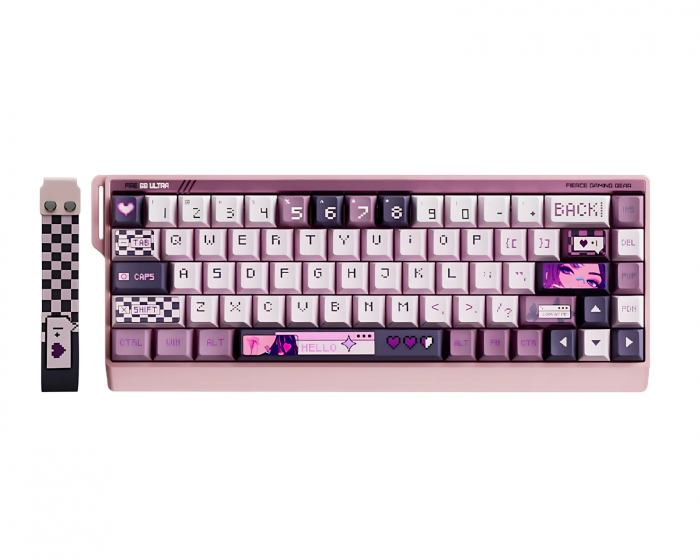 FGG FIRE68 Ultra Magnetic HE ANSI Tastatur [Gateron Jade Pro] - Hallo Rose (DEMO)
