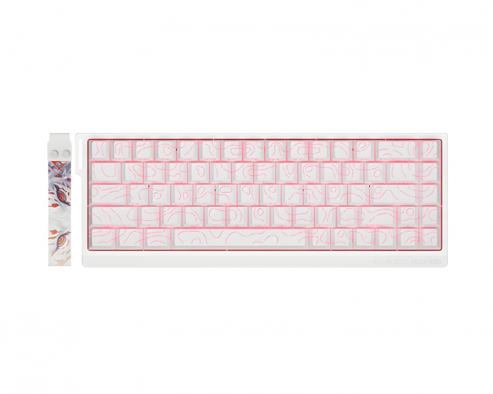 FGG MAD68 Flagship HE V2 ANSI Tastatur [TTC Magneto] - Weiß (DEMO)