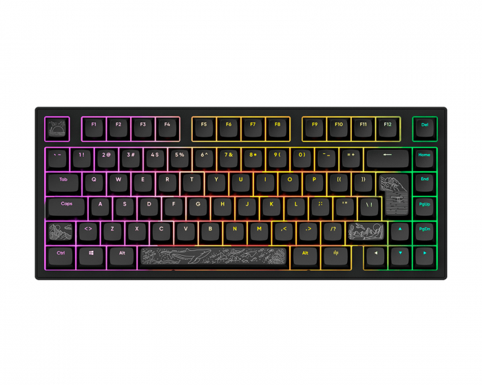 Dark Project ALU81 Gaming Tastatur RGB - Terra Nostra [g3ms Moonstone] - Schwarz (DEMO)