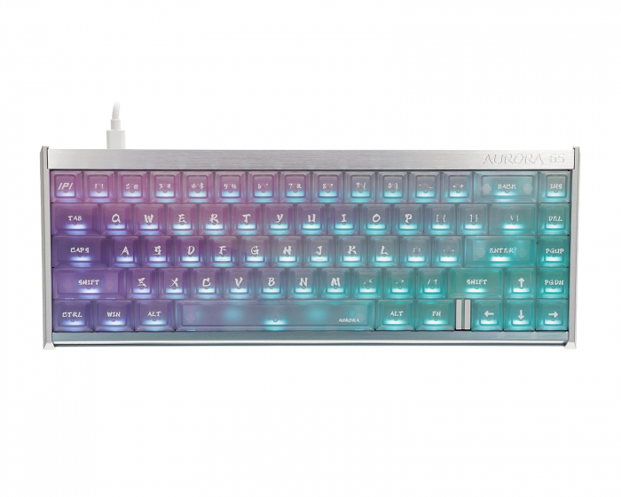 IPI Aurora 65 HE Tastatur - Silber/Blau (DEMO)