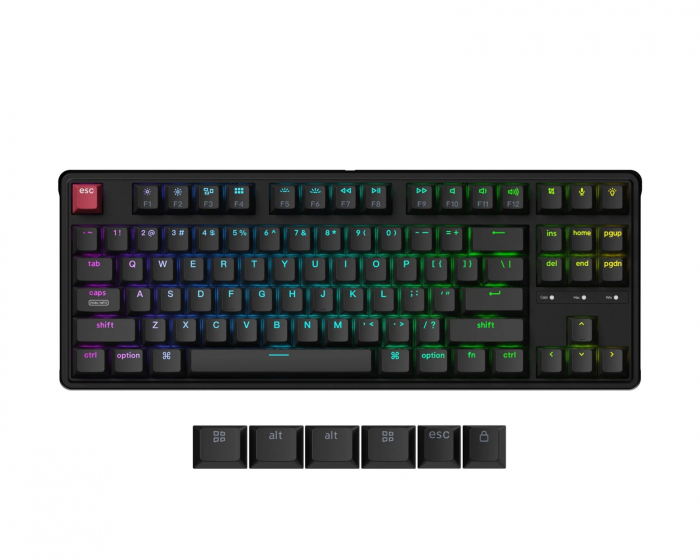 Keychron C3 Pro 8K QMK ISO Mechanische Tastatur [K Super Red] (DEMO)