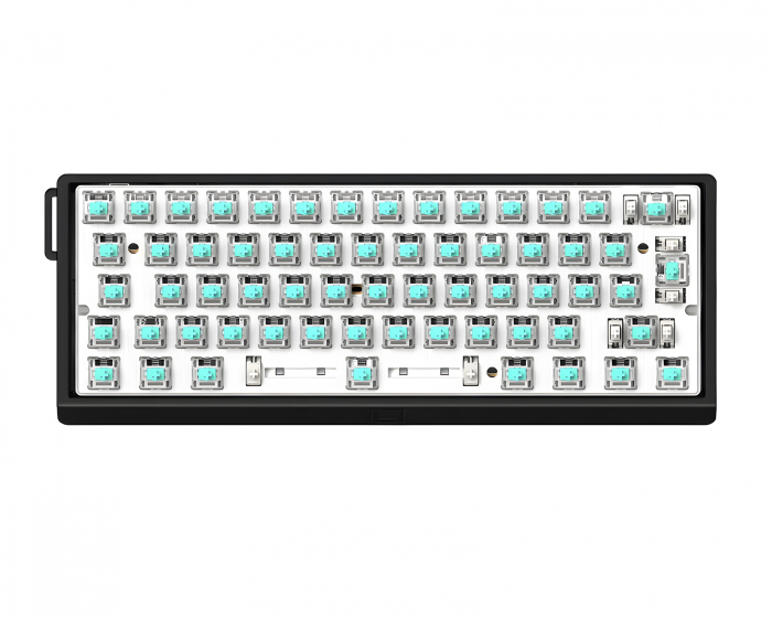 Wooting 60HE V2 Tastatur - ISO Non Split Spacebar - Black Aluminum (DEMO)