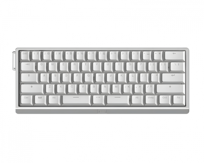 Wooting 60HE V2 Tastatur - ANSI Split Spacebar - Silver Aluminum (DEMO)