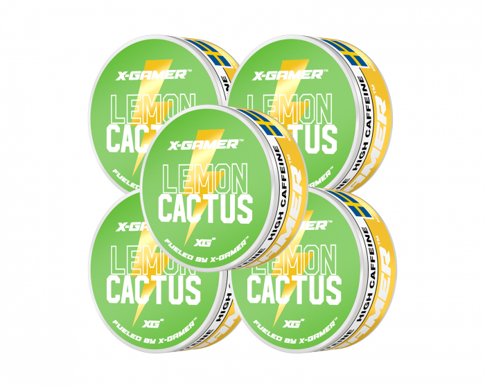 X-Gamer Pouch Energy - Lemon & Cactus (5-Stück)