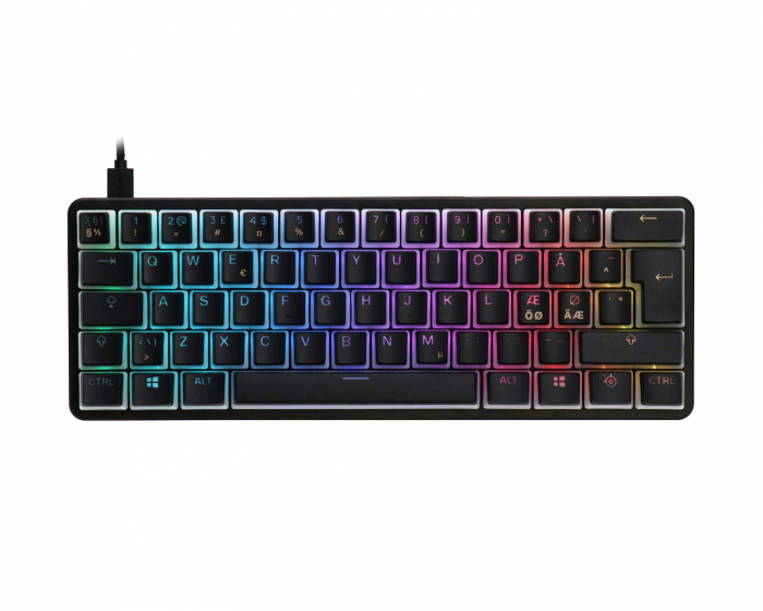 MaxGaming Custom Mechanical Keyboard Bundle - 60% - Schwarz