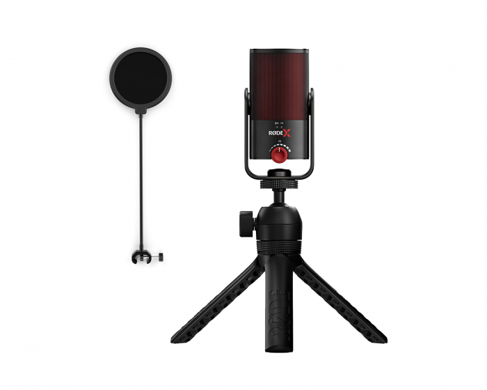 RØDE X XCM-50 Bundle - USB Mikrofon för Streaming & Gaming + Fifine Popfilter