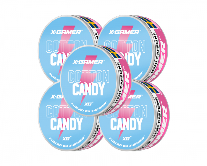 X-Gamer Pouch Energy - Cotton Candy (5-Stück)