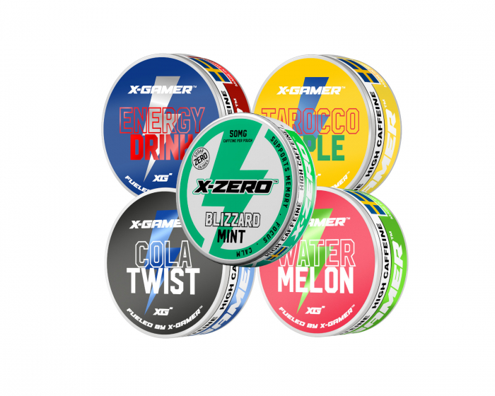 X-Gamer Pouch Energy - Flavour Combo (5-Stück)