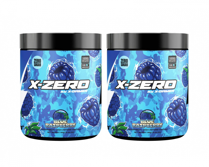 X-Gamer X-Zero Blueraspberry - 2 x 100 Portionen