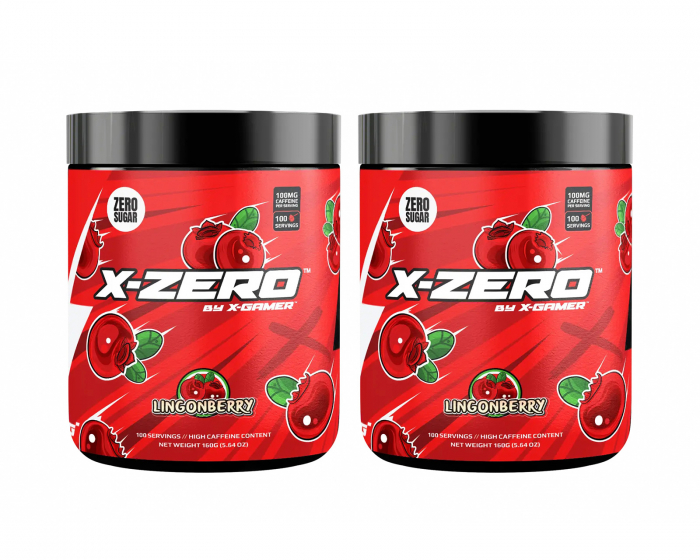 X-Gamer X-Zero Lingonberry - 2 x 100 Portionen