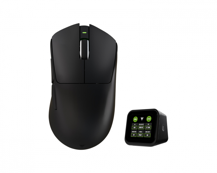 Teevolution Rapid Sync 8K Dongle + Terra Pro Kabellose Gaming-Maus - Schwarz