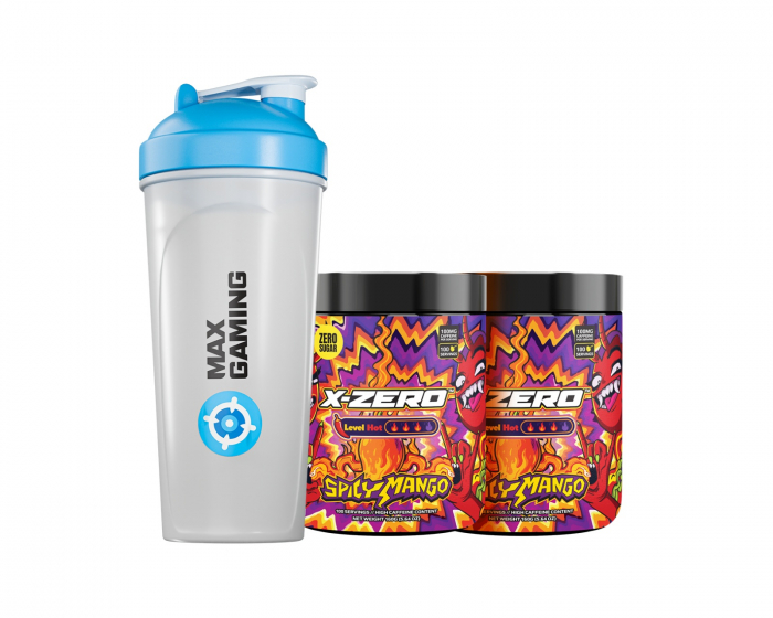 X-Gamer X-Zero Spicy Mango - 2 x 100 Portionen + Shaker