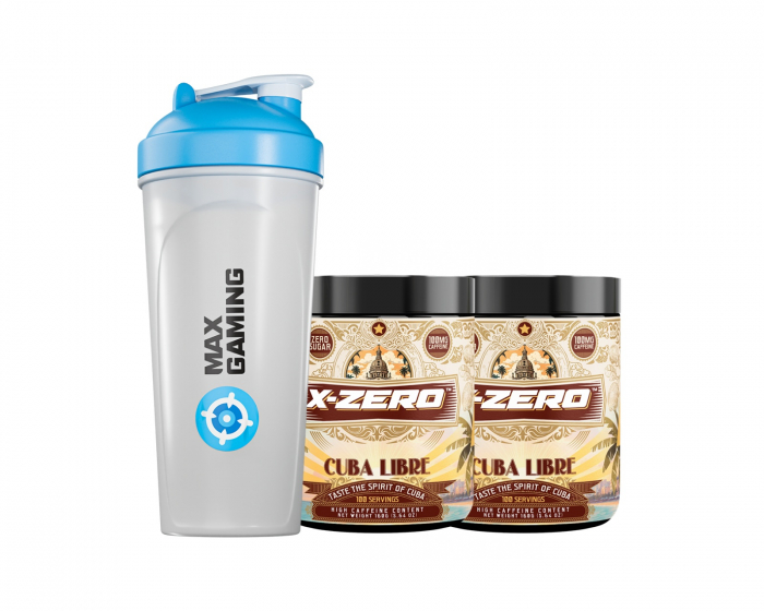 X-Gamer X-Zero Cuba Libre - 2 x 100 Portionen + Shaker