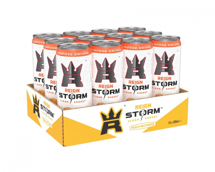 Reign Storm Energy Peach Nectarine 12 x 355ml