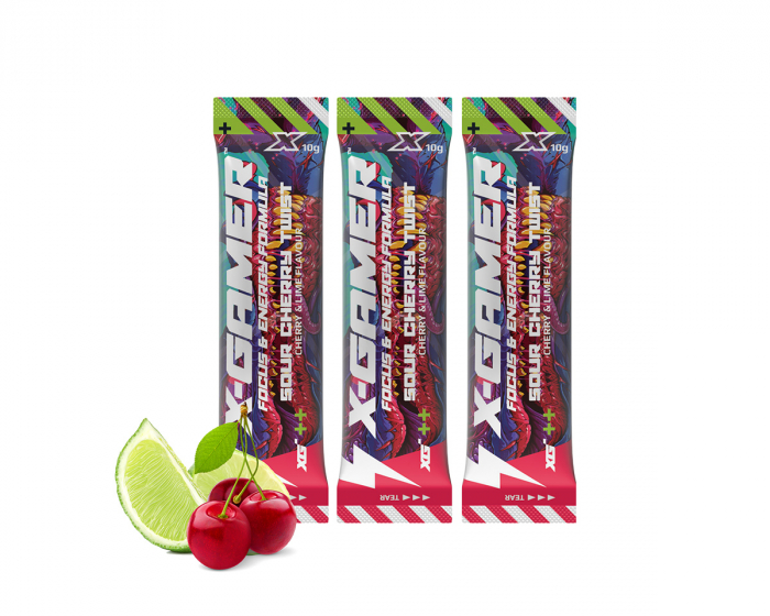 X-Gamer 10g X-Shotz Sour Cherry Twist (3 Stück)