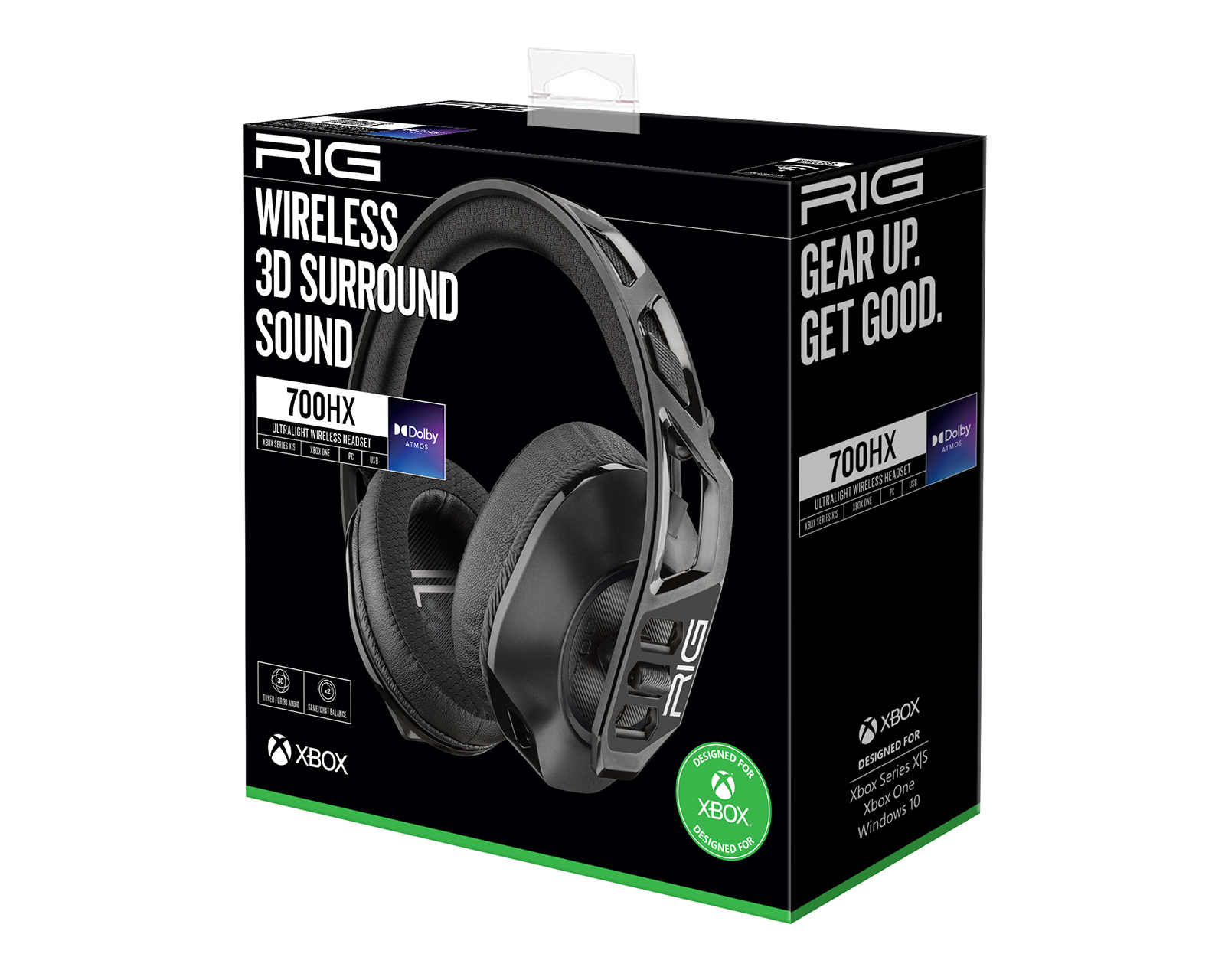 RIG Gaming 700 HX Kabellose Gaming Headset Schwarz MaxGaming.gg
