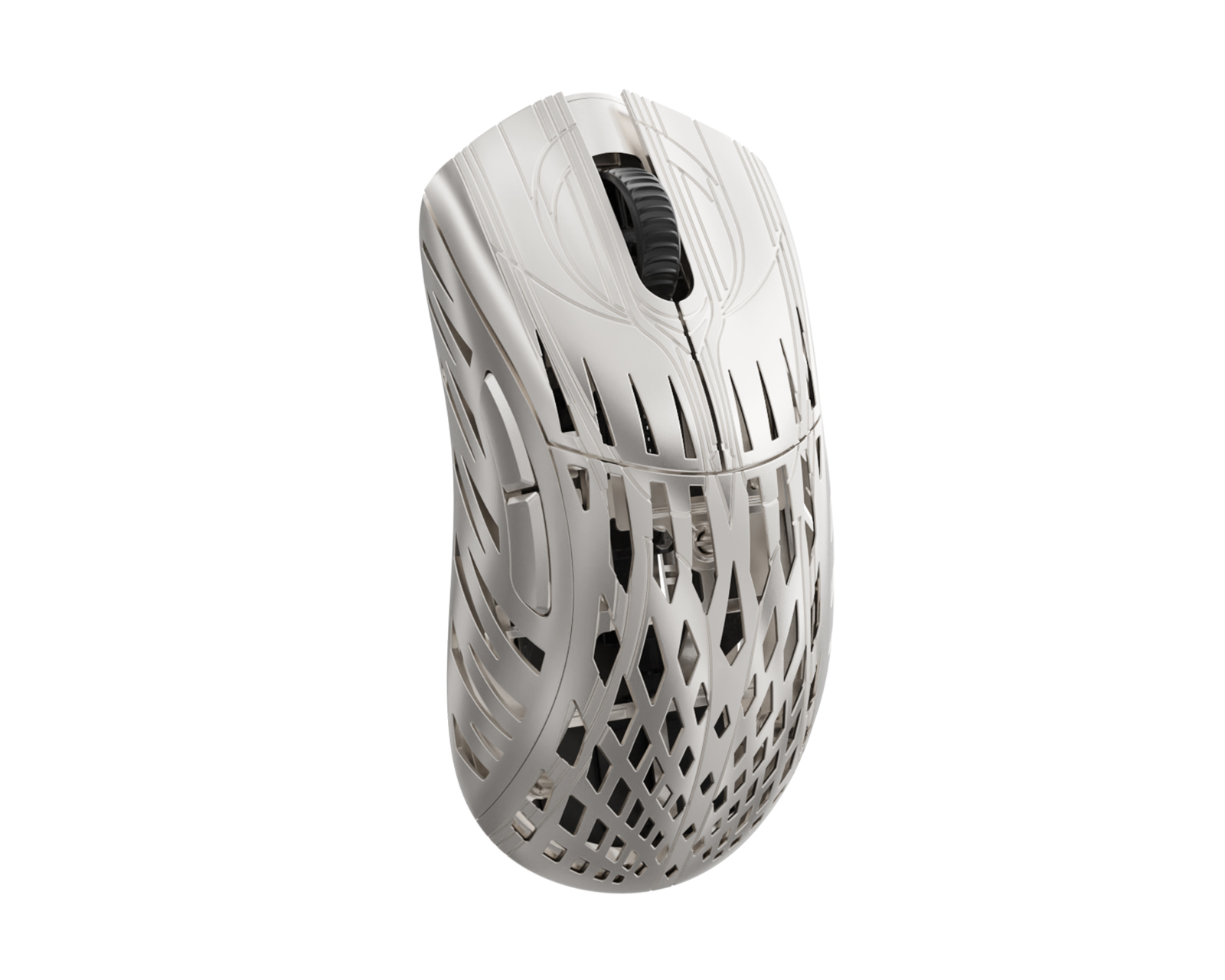 Pwnage Stormbreaker Magnesium Wireless Gaming-Maus - Weiß 