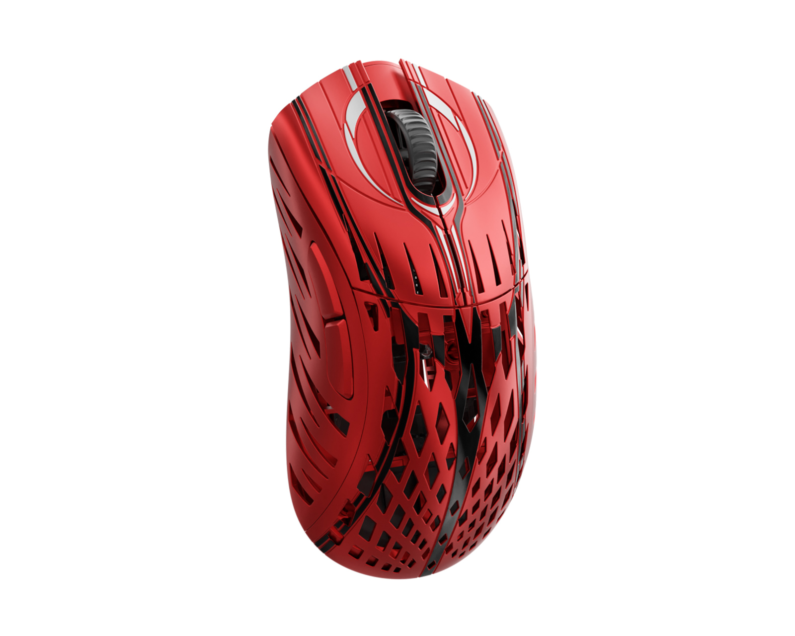 Pwnage Stormbreaker Magnesium Wireless Gaming-Maus - Rot 