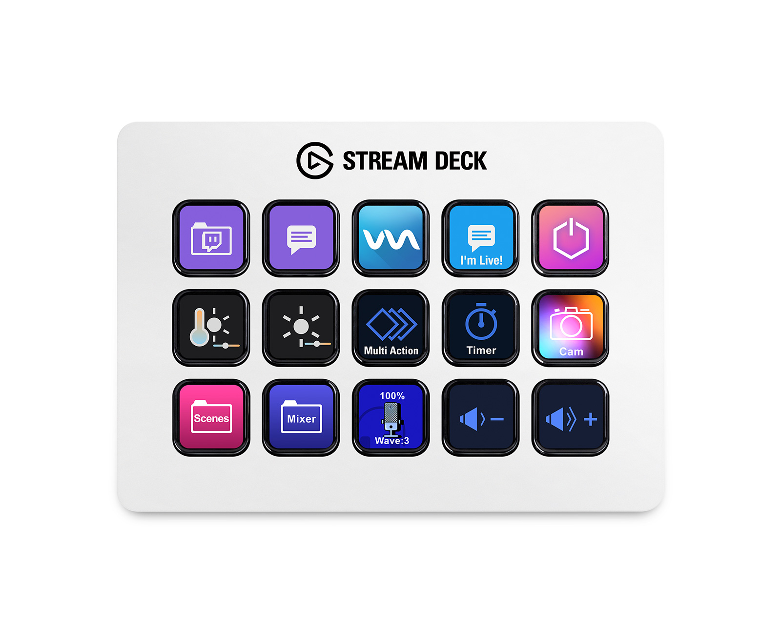 elgato Stream Deck mk2 ホワイト Elgato Stream Deck MK.2 White（日本語パッケージ）ホワイト