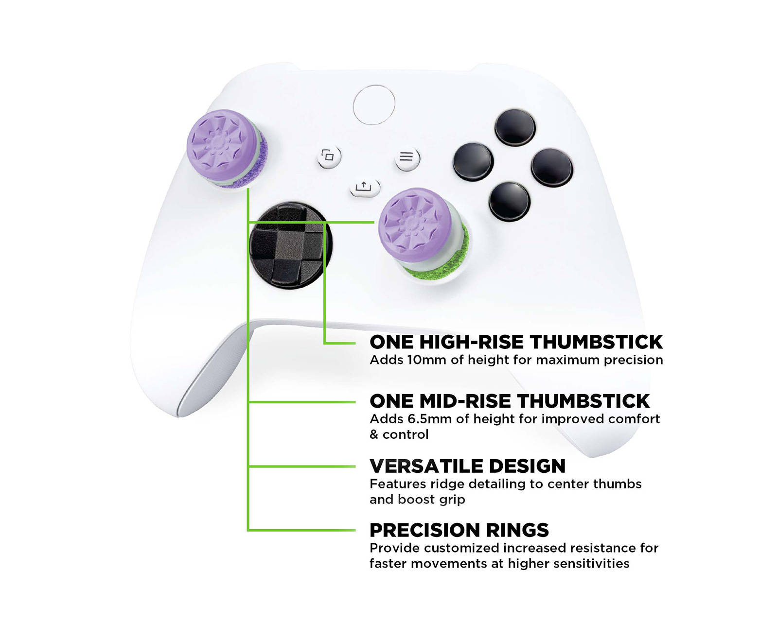 KontrolFreek Aim Boost Kit Galaxy Purple Xbox Series Xbox One MaxGaming.gg