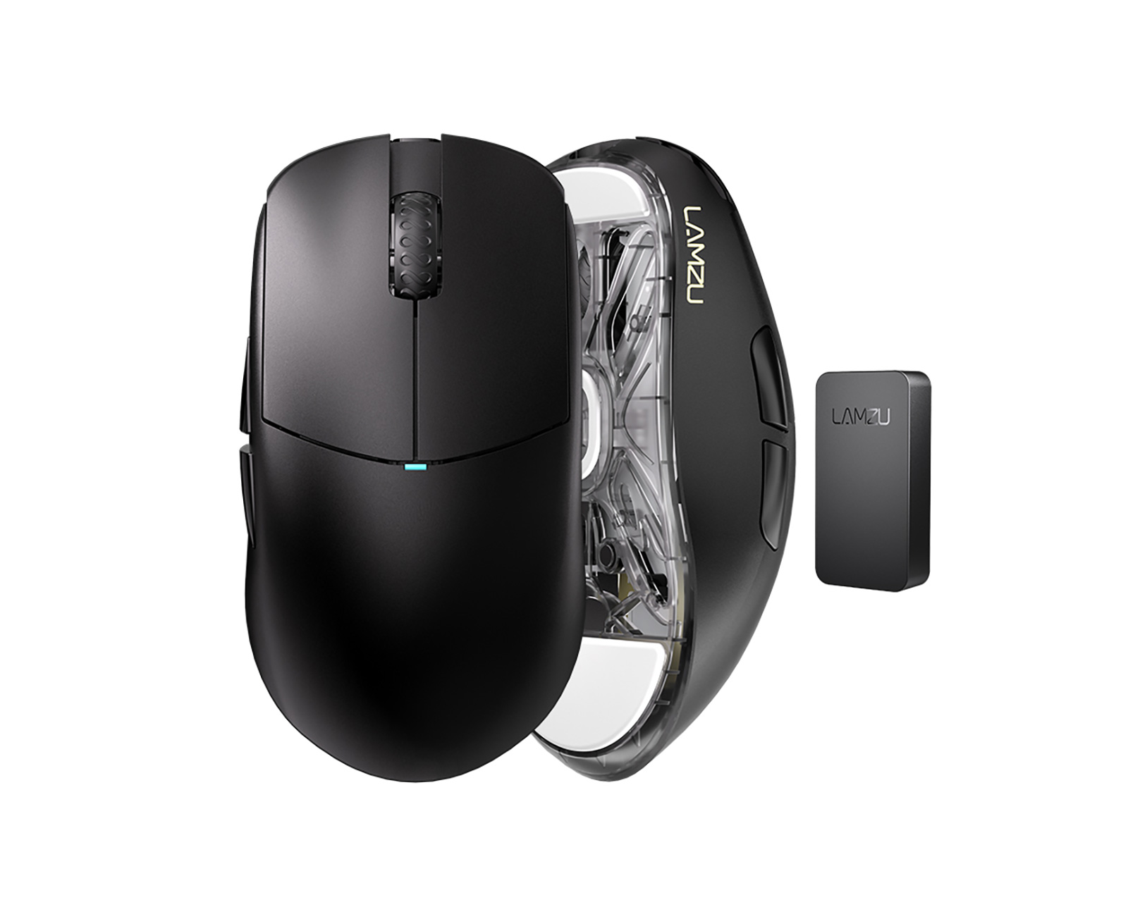Lamzu Atlantis Mini 4K Wireless Superlight Gaming Maus - Charcoal