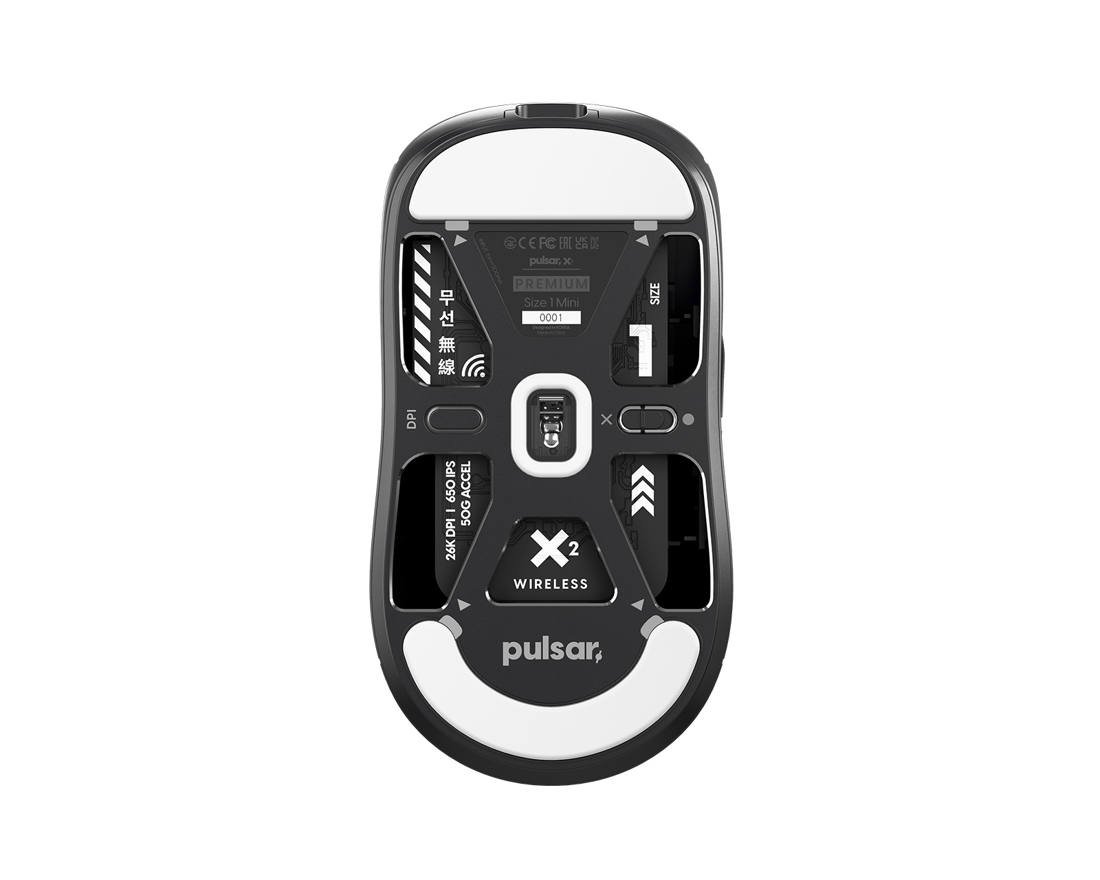 Pulsar X2 Mini Wireless Gaming-Maus - Premium Black - MaxGaming.gg