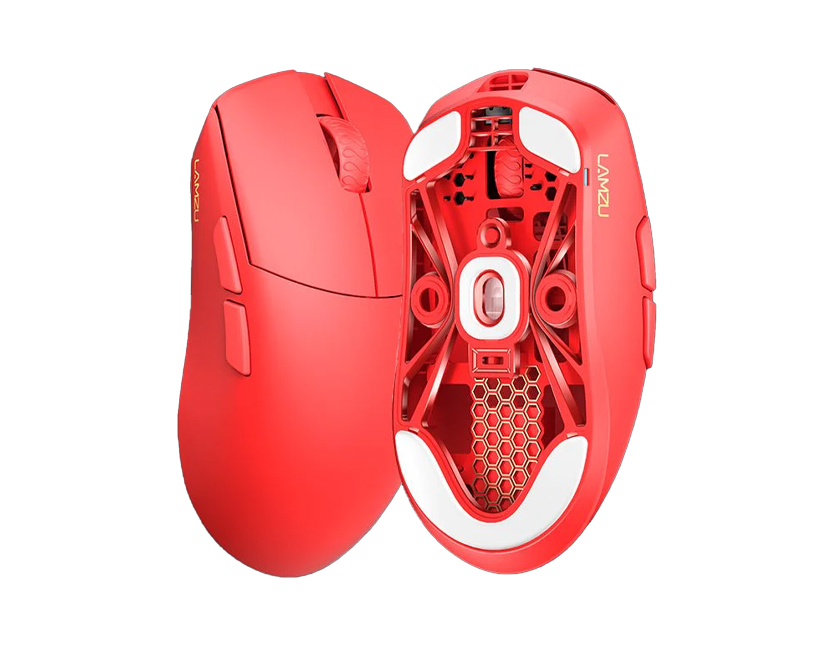 Lamzu MAYA 4K Wireless Superlight Gaming-Maus - Imperial Red - MaxGaming.gg