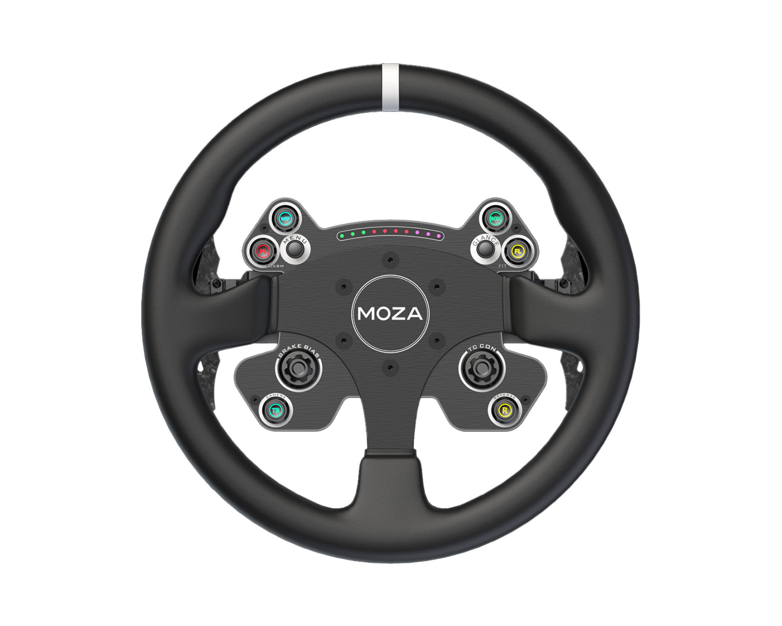 Moza Racing CS V2P Leather Steering Wheel - 33cm Lenkrad für Rennsport 