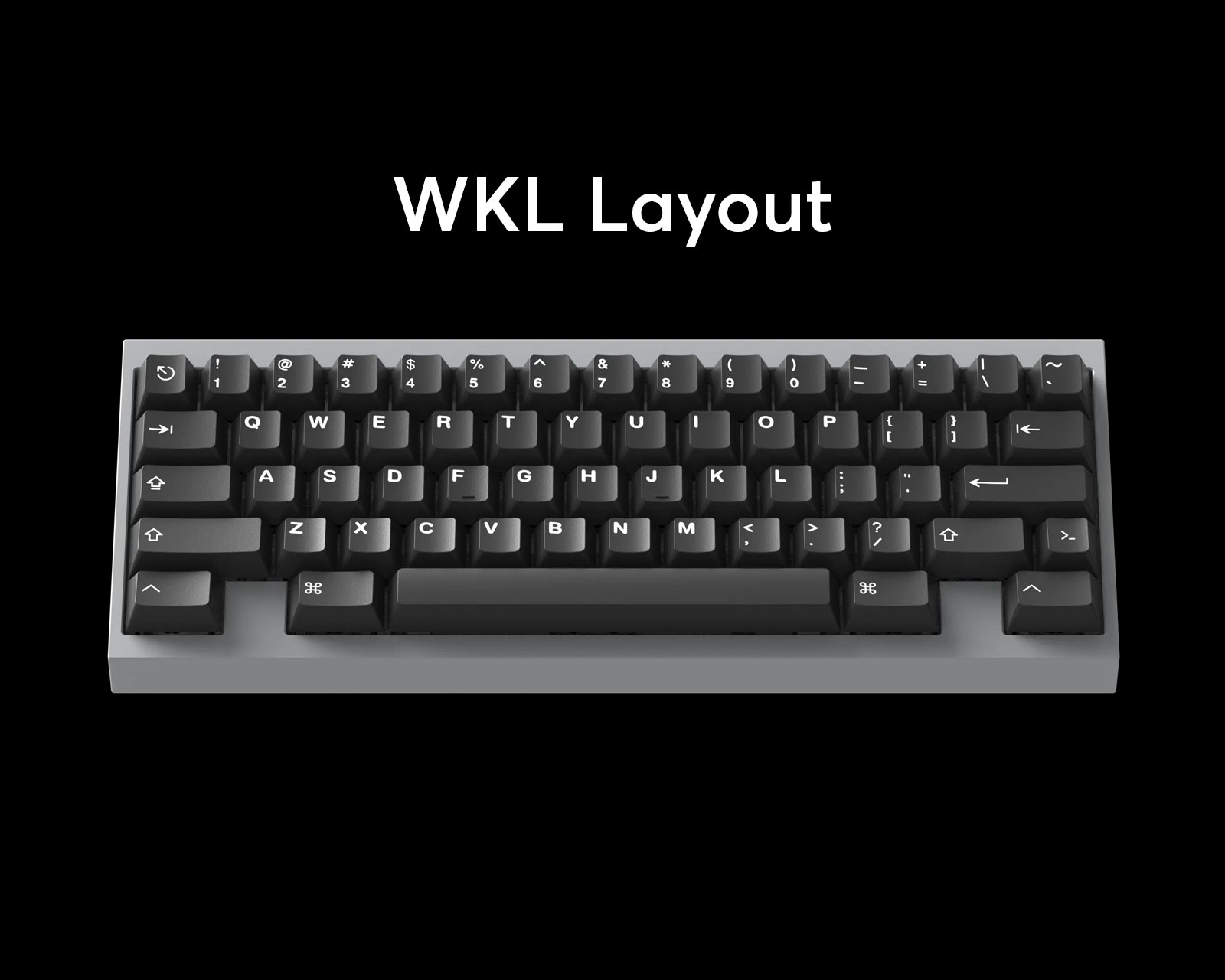 KBDfans TOFU60 2.0 WKL Anodized Black - ISO PCB - MaxGaming.gg