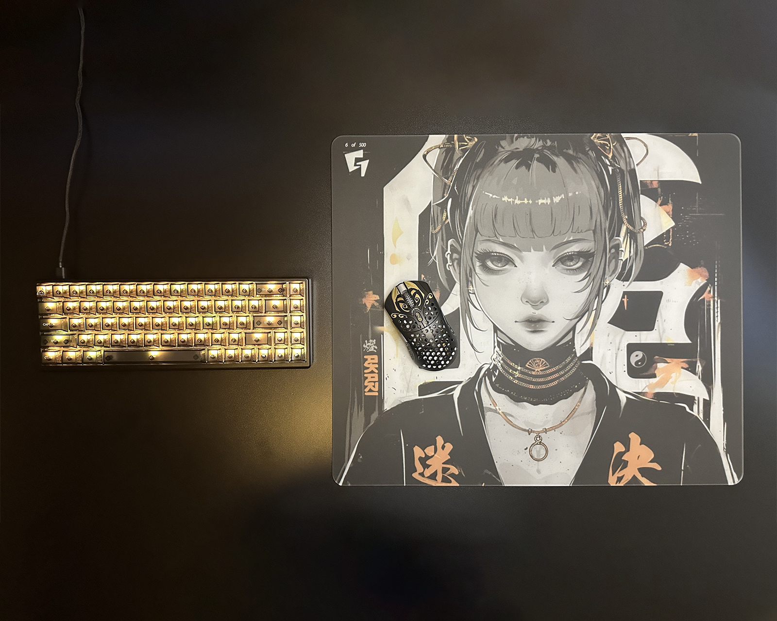GLSSWRKS Akari Glass Mousepad